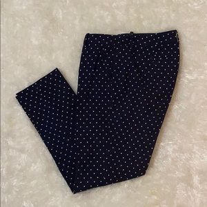 Tommy Hilfiger Navy Polka Dot Trousers